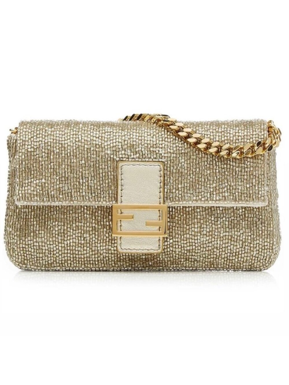 Fendi Beads Baguette Handbag